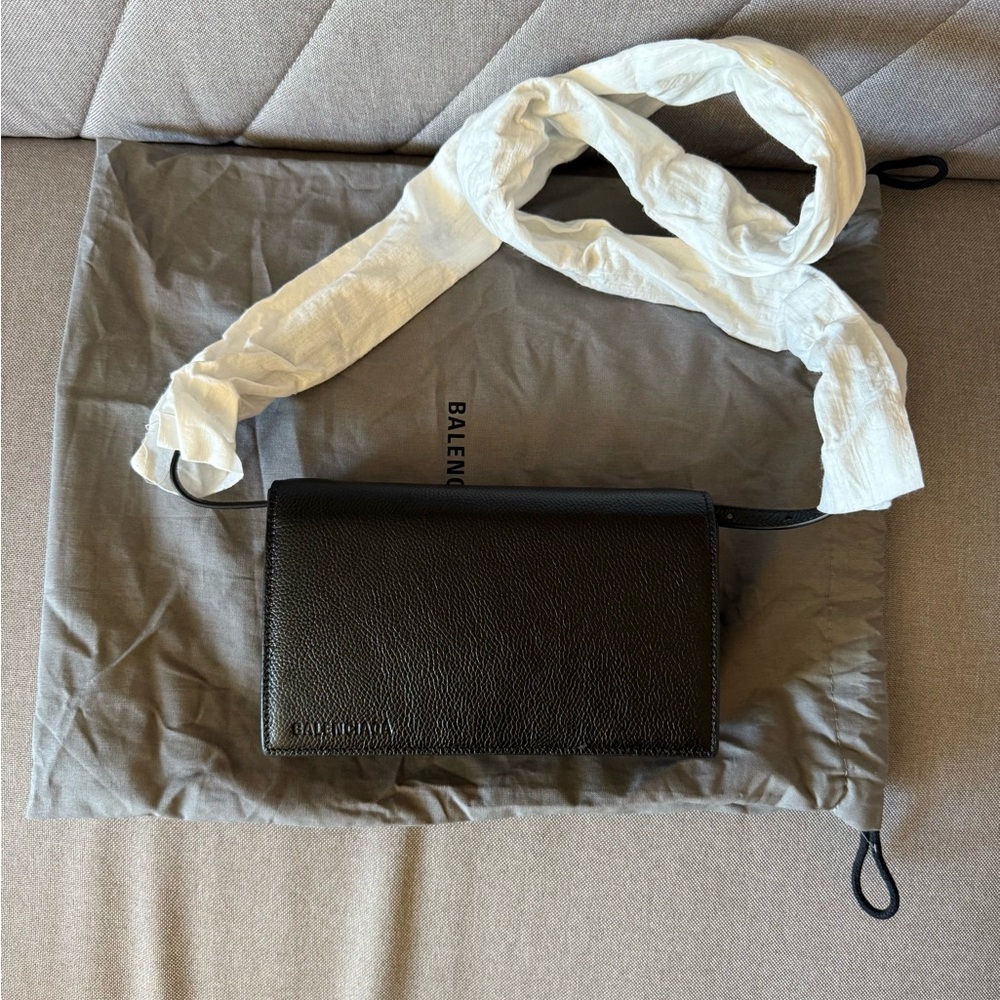 Balenciaga Black Leather crossbody bag